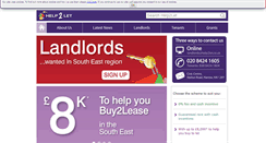 Desktop Screenshot of help2let.co.uk
